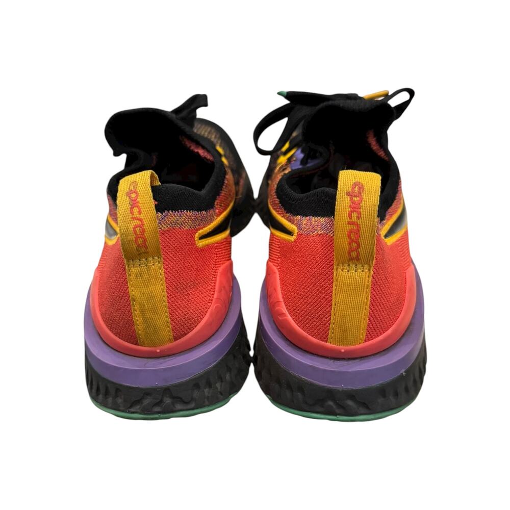 Nike Epic React Flyknit 2 Black Ember Glow Multicolor Women’s 10 CK0818-001 - Picture 6 of 7